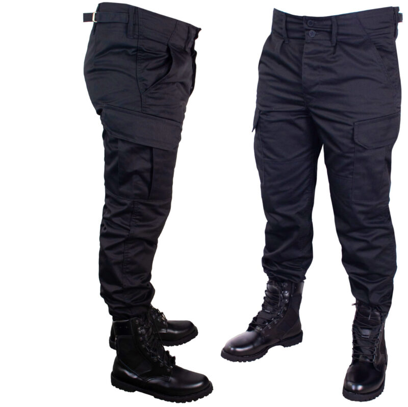SPODNIE WOJSKOWE TAKTYCZNE BOJÓWKI  GRANATOWE OCHRONA/ROBOCZE