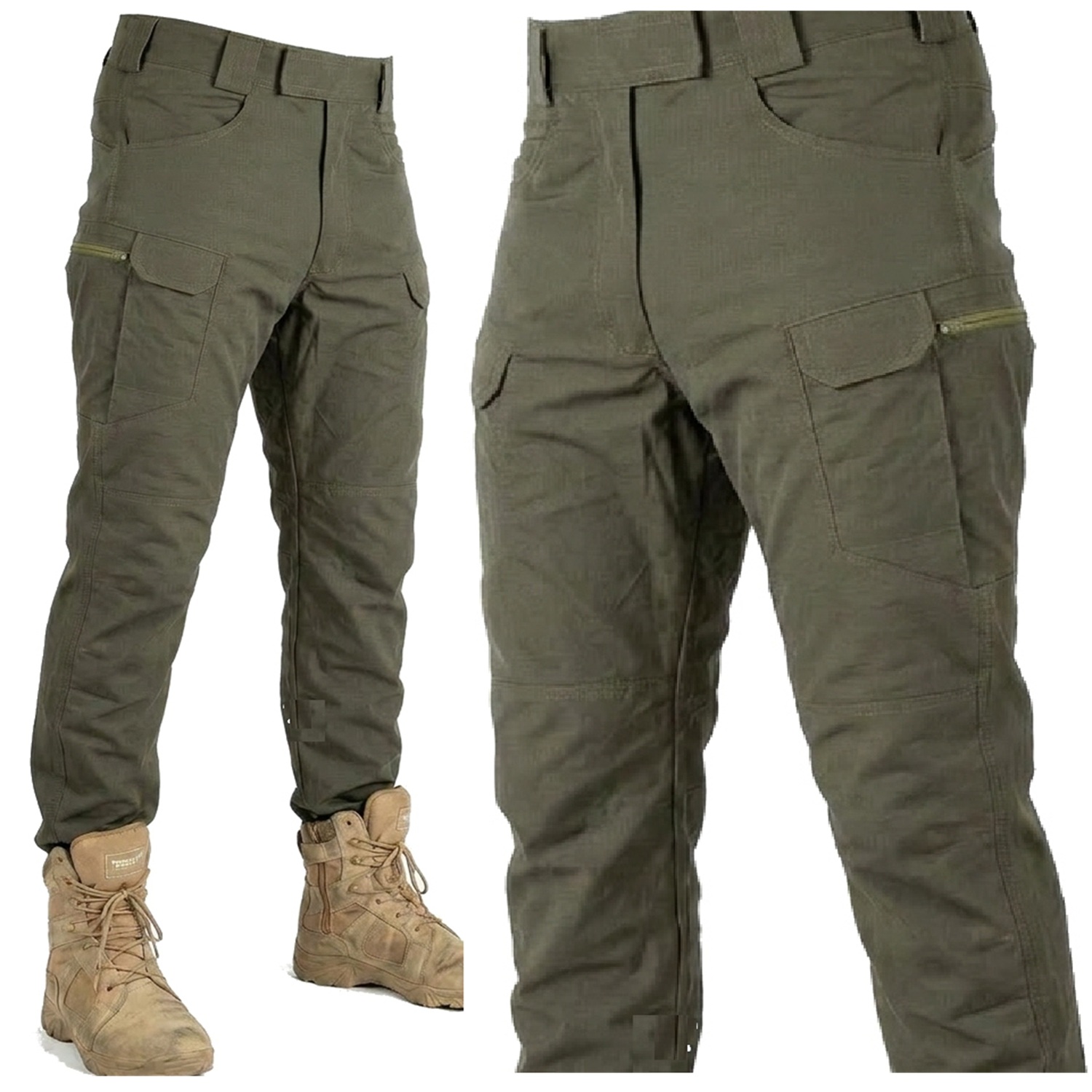 Bez nazwy SPODNIE TAKTYCZNE OLIVE SUPER-COMBO GROM - obrazek 1