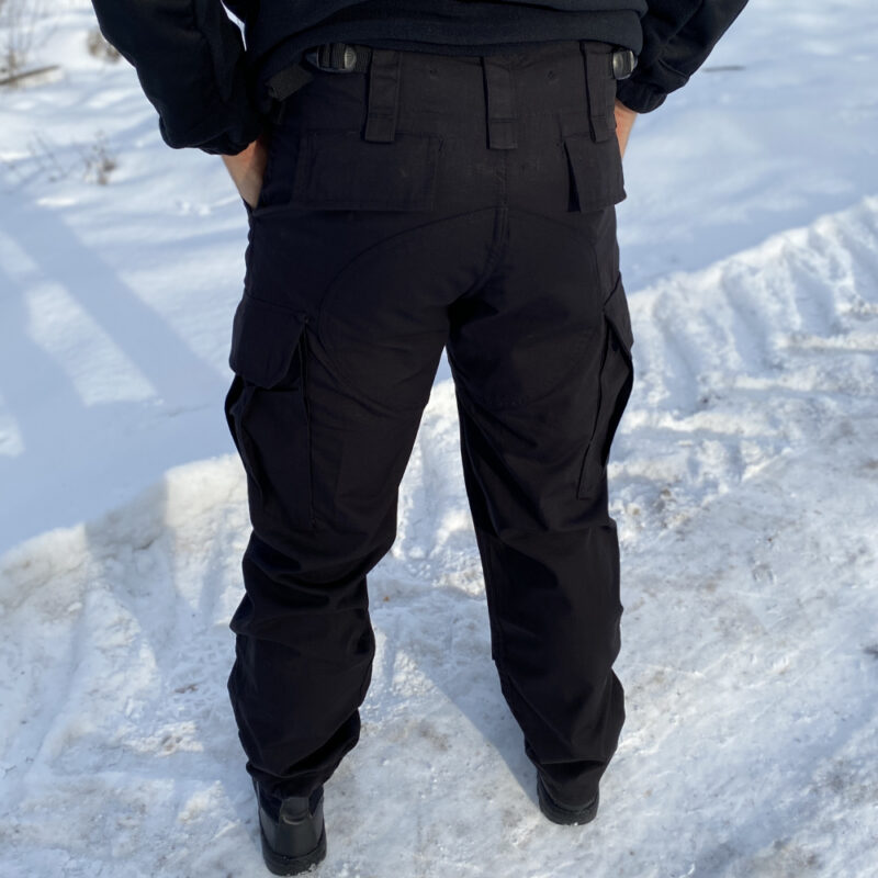 Spodnie Wojskowe Taktyczne Ochrona Rip-Stop Czarne Wz10