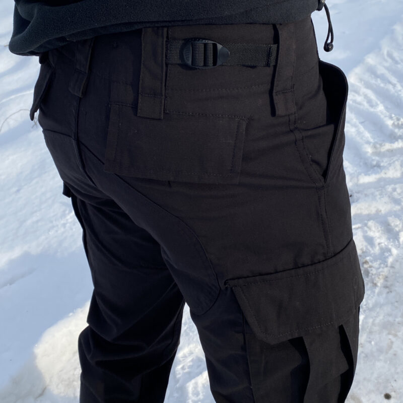 Spodnie Wojskowe Taktyczne Ochrona Rip-Stop Czarne Wz10