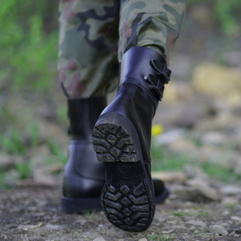 Buty trzewiki wojskowe taktyczne opinacze czarne