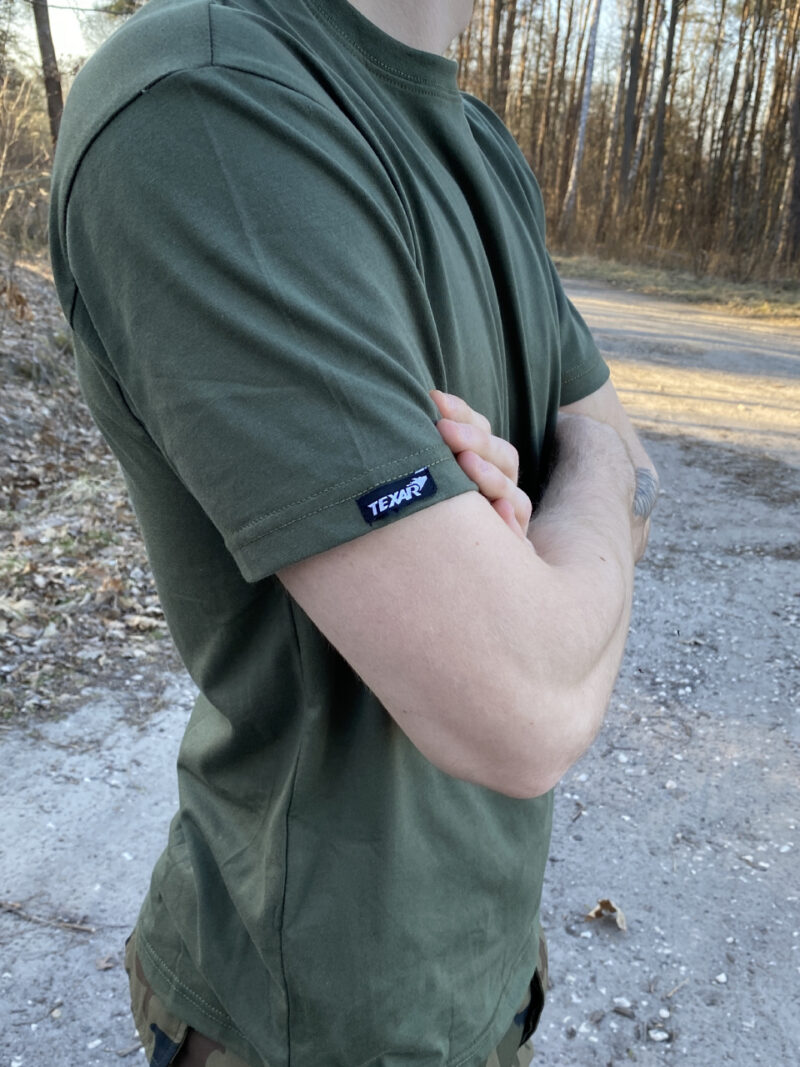 Koszulka T-shirt Wojskowy Zielony Texar Olive