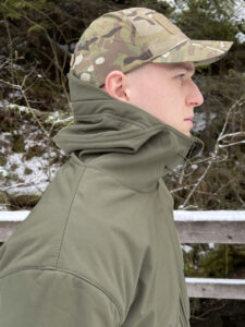 Kurtka wojskowa Bluza Taktyczna Polarowa Wodoodporna Softshell OLIVE