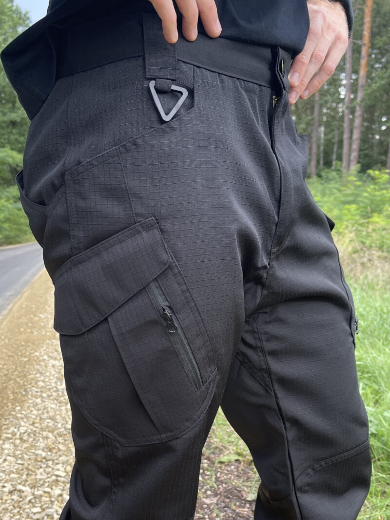 Spodnie Wojskowe Taktyczne czarne ochrona