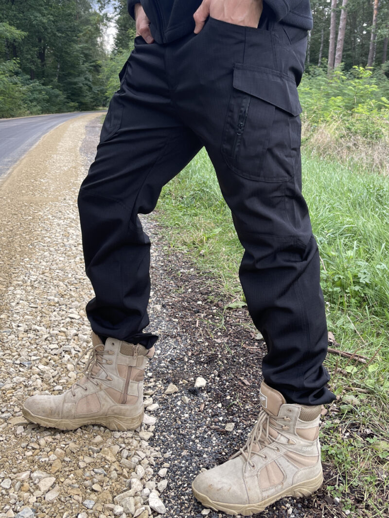 Spodnie Wojskowe Taktyczne czarne ochrona