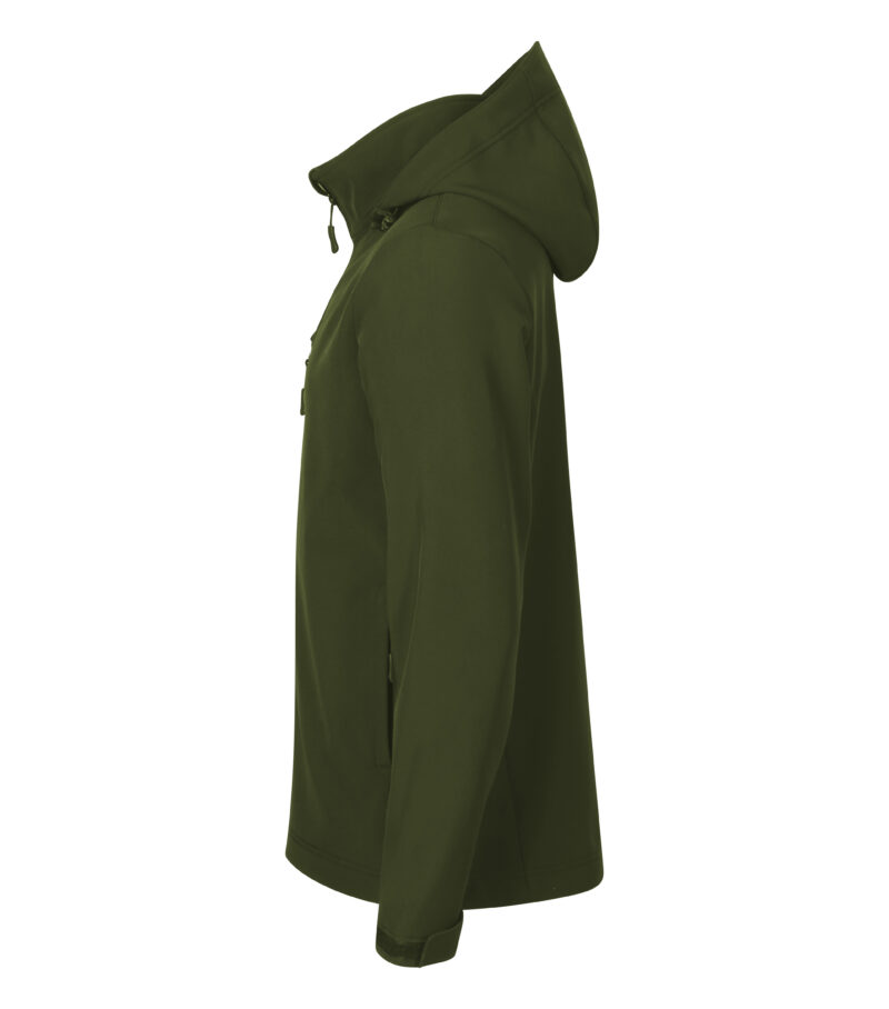 Kurtka Softshell Oliwka – Ochrona przed Deszczem i Wiatrem, Lekka i Wygodna - obrazek 4